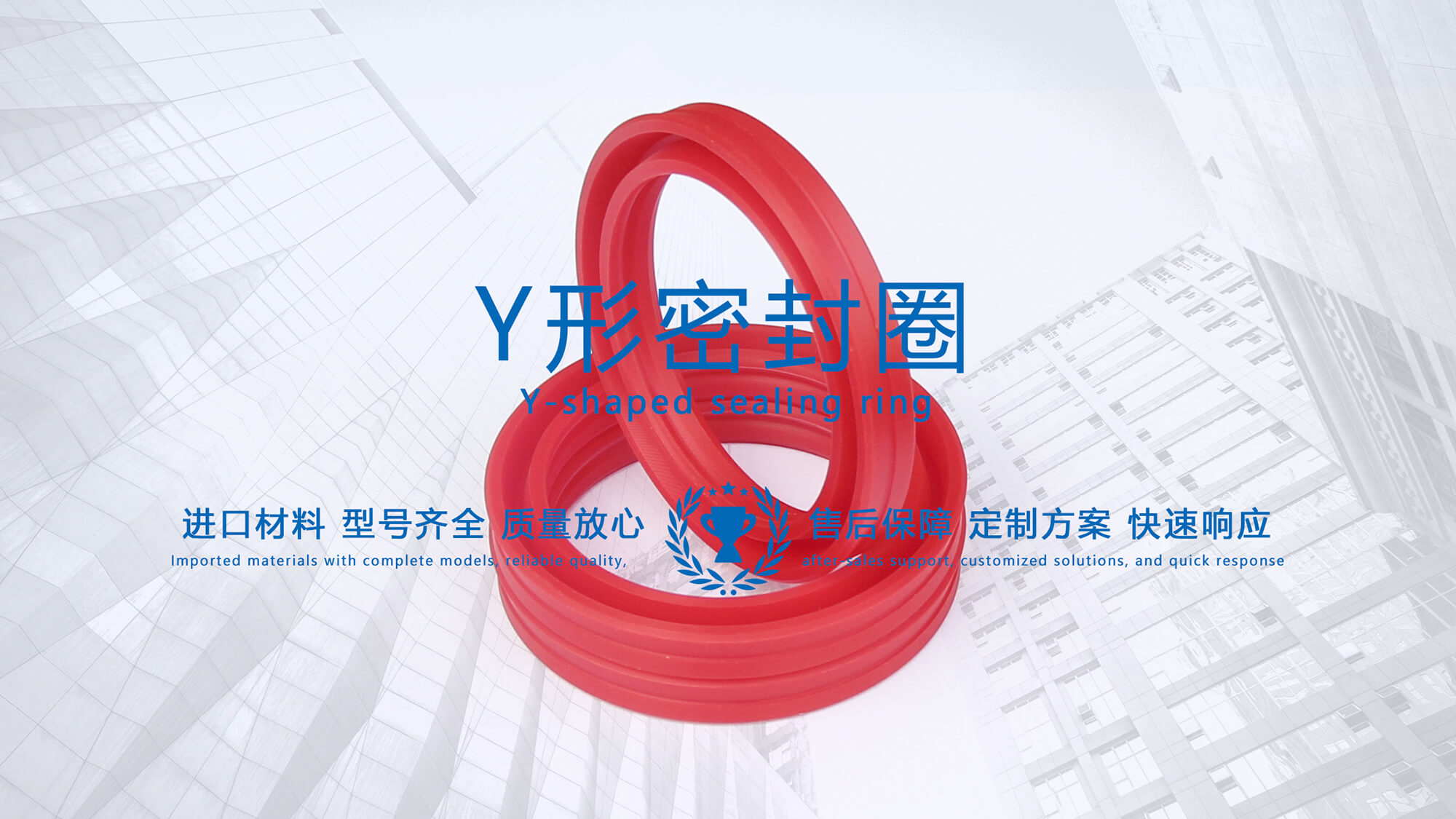 y型密封圈（又Y形密封圈，Y形圈，Y型圖或唇形密封圈，密封件油封膜片） (1)